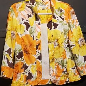 Coldwater Creek Floral Jacket
